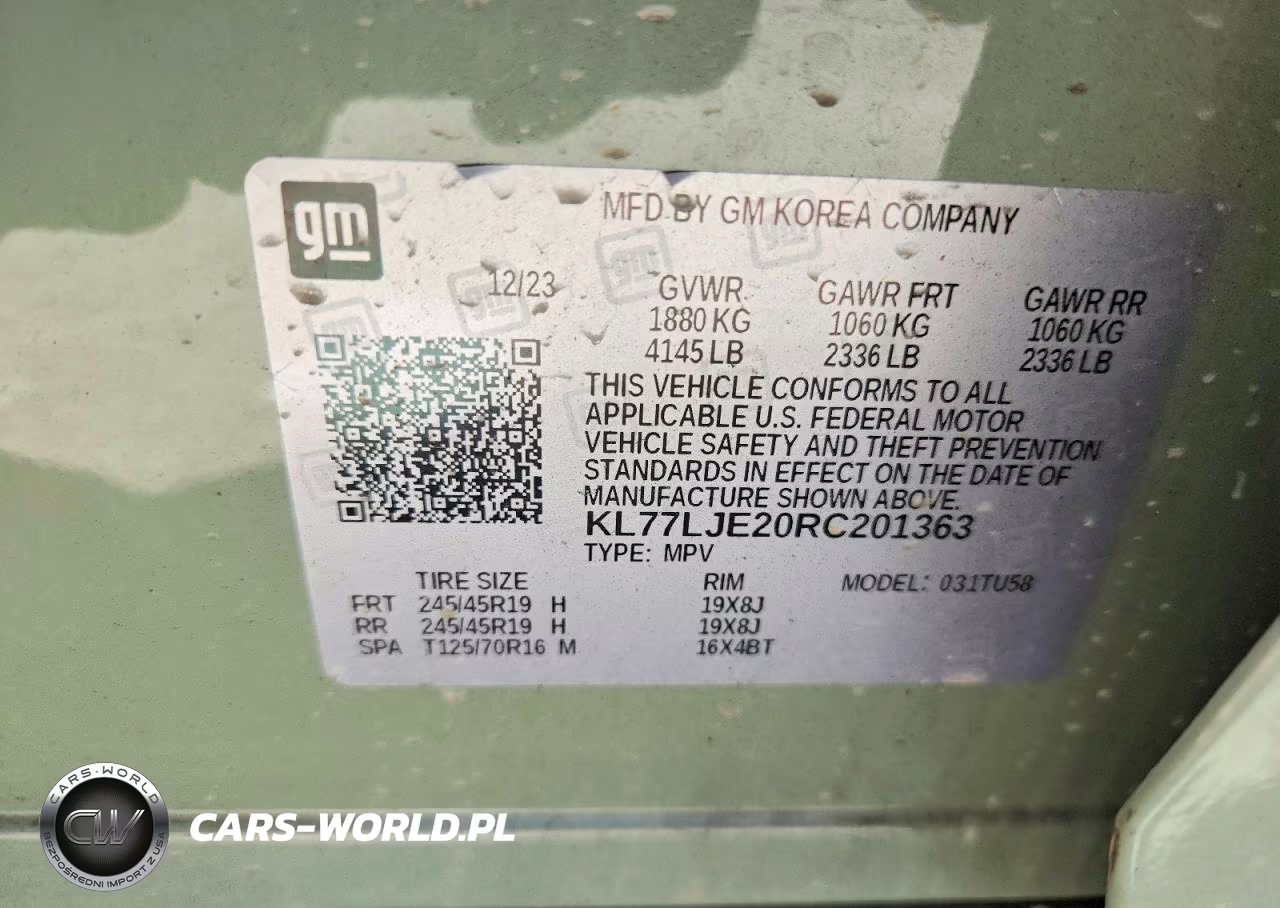 2024 Chevrolet Trax 2Rs VIN:KL77LJE20RC201363 - 12
