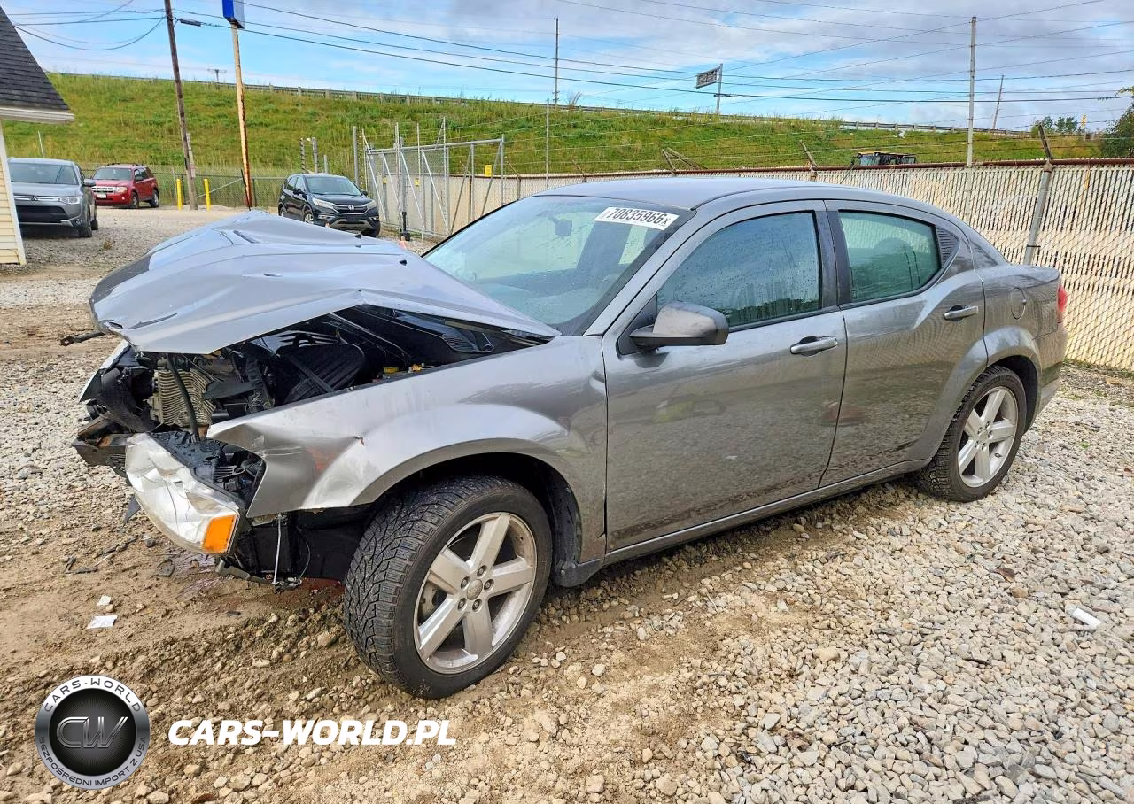 2013 Dodge Avenger Se VIN:1C3CDZAB8DN665179 - 1