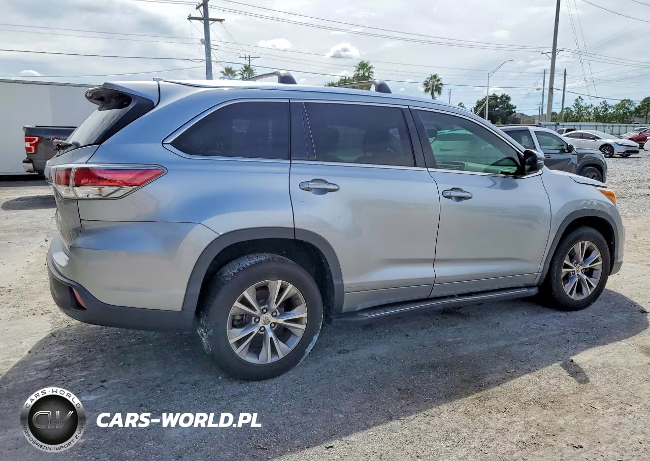 2015 Toyota Highlander Xle VIN:5TDKKRFH6FS048662 - 3