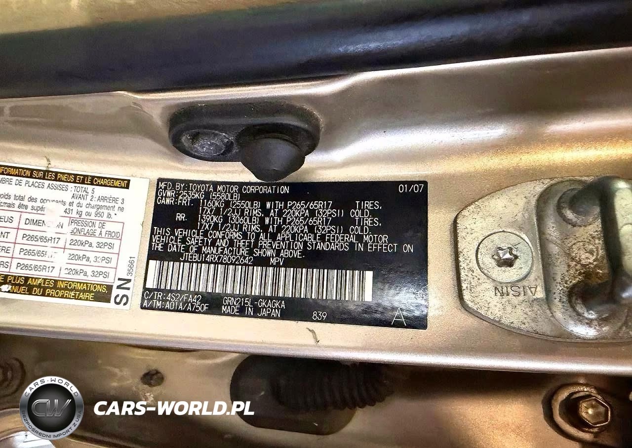 2007 Toyota 4Runner Sr5 VIN:JTEBU14RX78092642 - 10