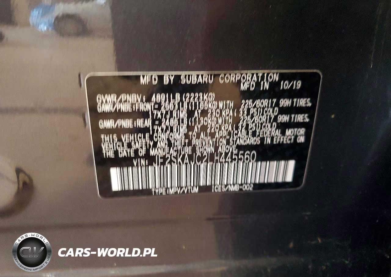 2020 Subaru Forester Premium VIN:JF2SKAJC2LH445560 - 13