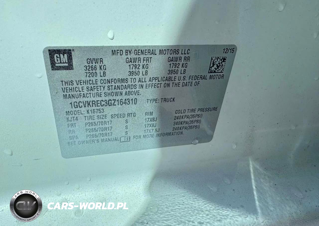 2016 Chevrolet Silverado K1500 Lt VIN:1GCVKREC3GZ164310 - 12