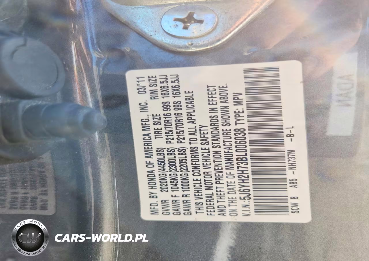 2011 Honda Element Ex VIN:5J6YH2H73BL006038 - 13