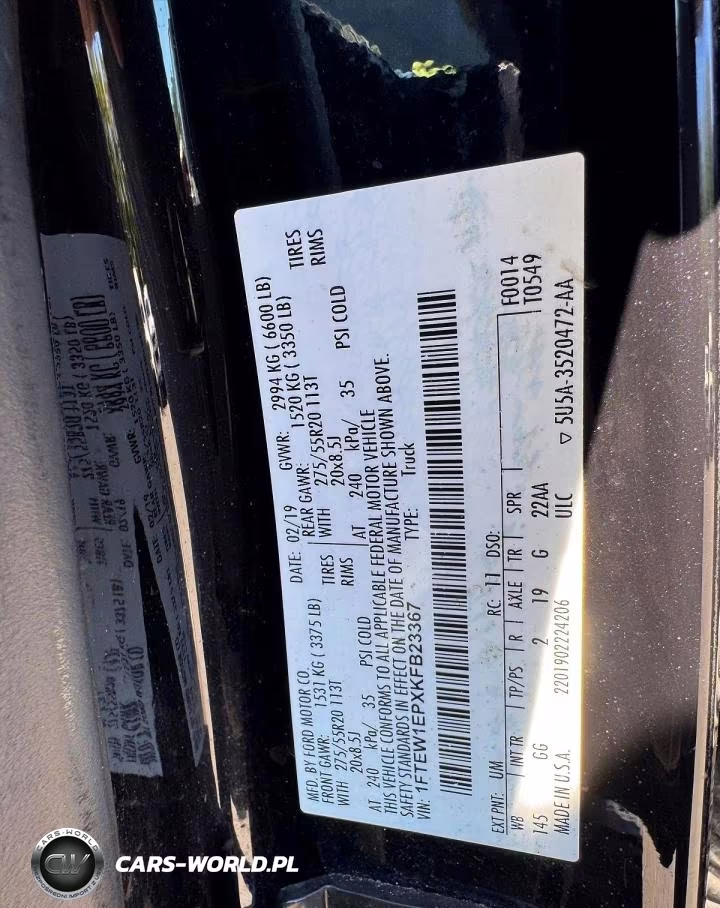 2019 Ford F150 Supercrew VIN:1FTEW1EPXKFB23367 - 12