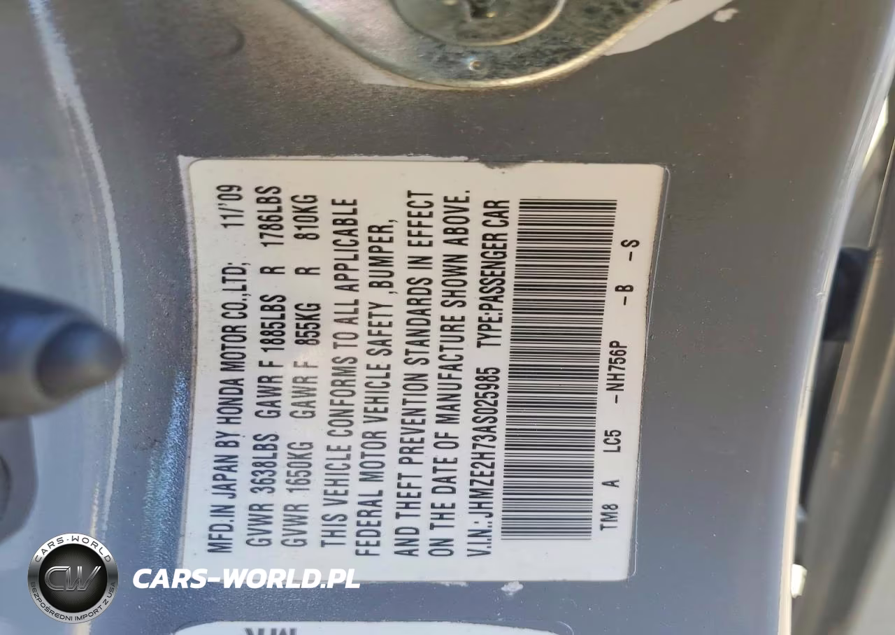 2010 Honda Insight Ex VIN:JHMZE2H73AS025985 - 12