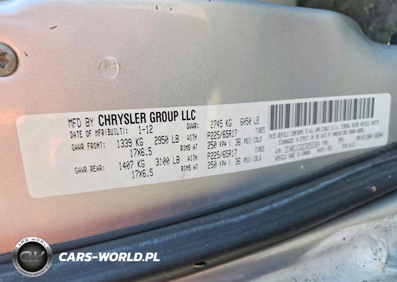 2012 Chrysler Town & Country Touring L VIN:2C4RC1CG2CR252324 - 14