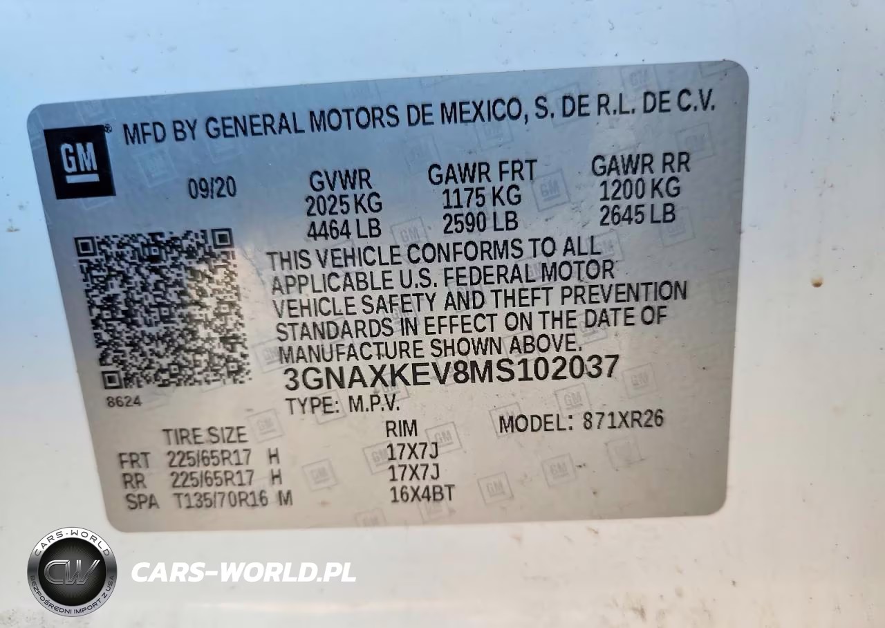 2021 Chevrolet Equinox Lt VIN:3GNAXKEV8MS102037 - 13