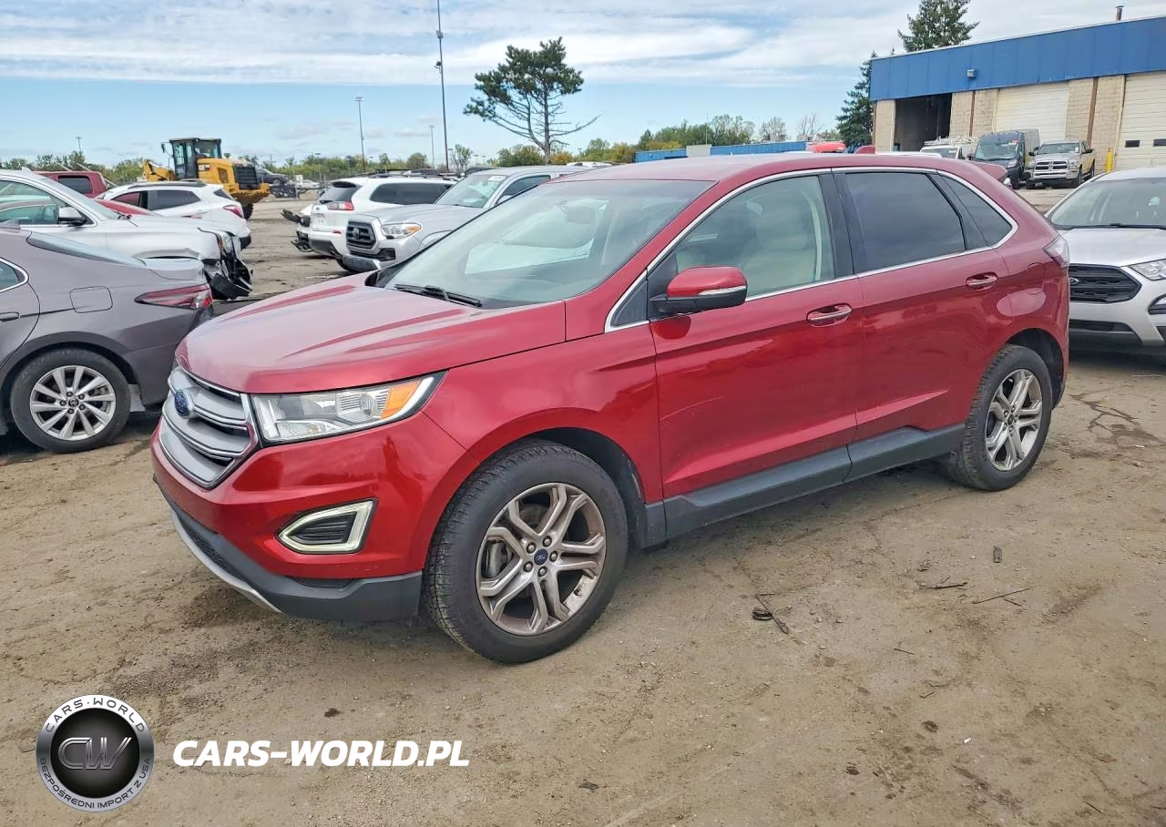 2017 Ford Edge Titanium VIN:2FMPK3K93HBB14604 - 1