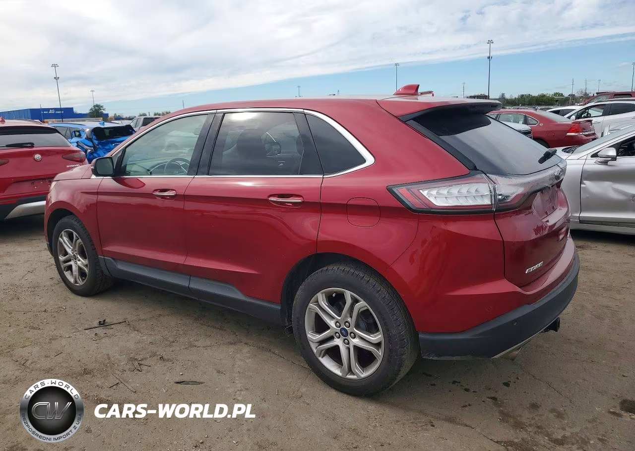 2017 Ford Edge Titanium VIN:2FMPK3K93HBB14604 - 2