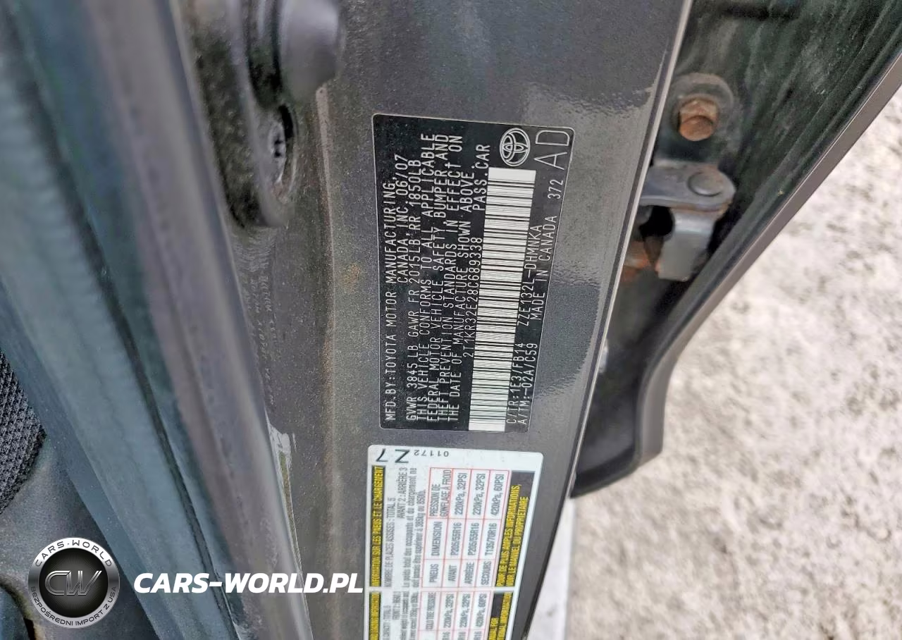 2008 Toyota Matrix Xr VIN:2T1KR32E28C689338 - 12
