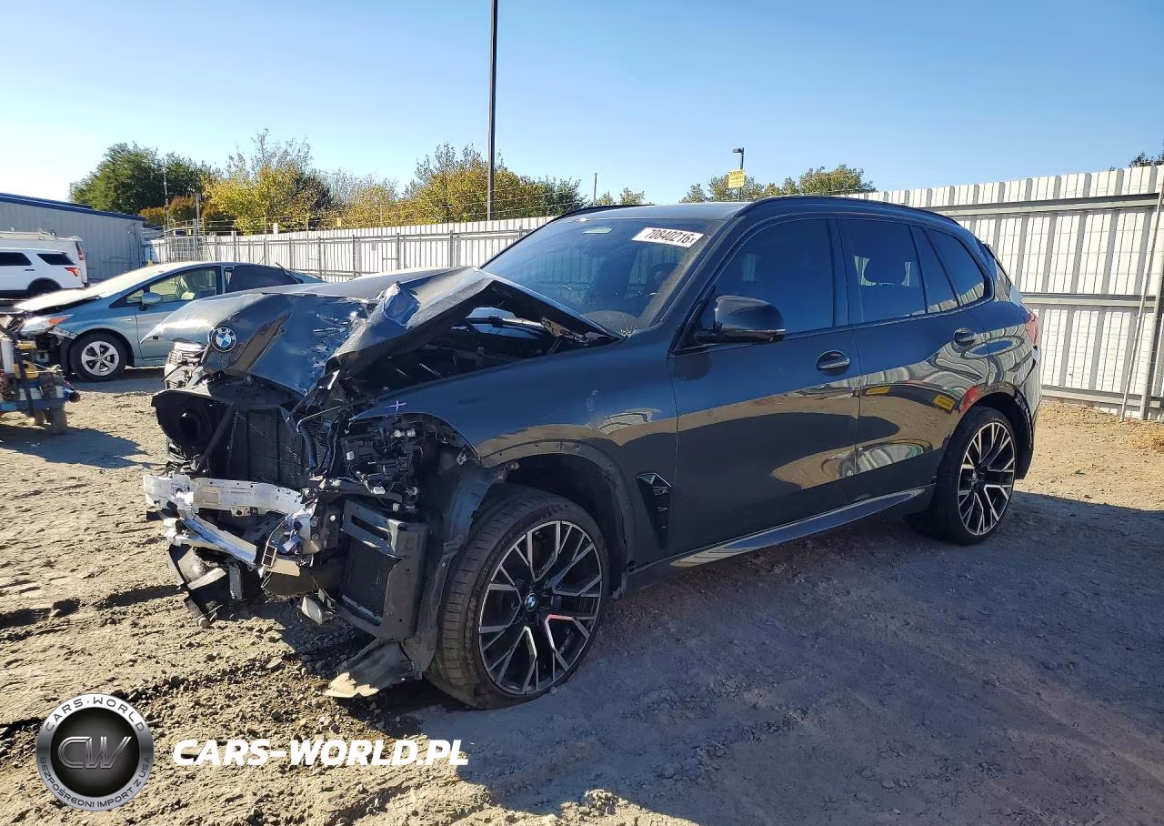 2022 BMW X5 M VIN:5YMJU0C03N9K36074 - 1