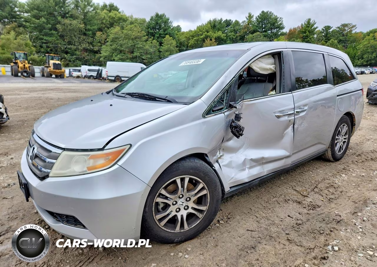 2013 Honda Odyssey Exl VIN:5FNRL5H65DB083985 - 1