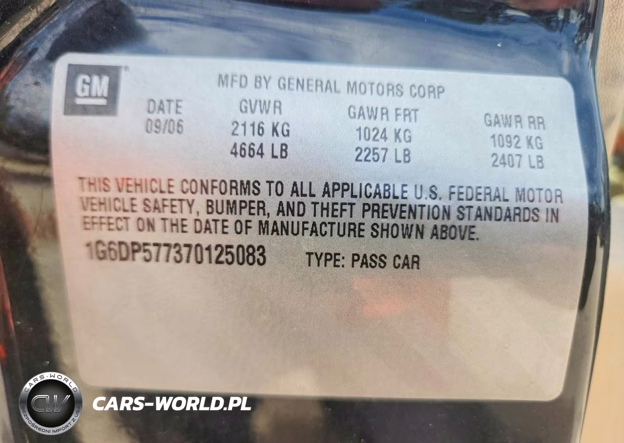 2007 Cadillac Cts Hi Feature V6 VIN:1G6DP577370125083 - 12