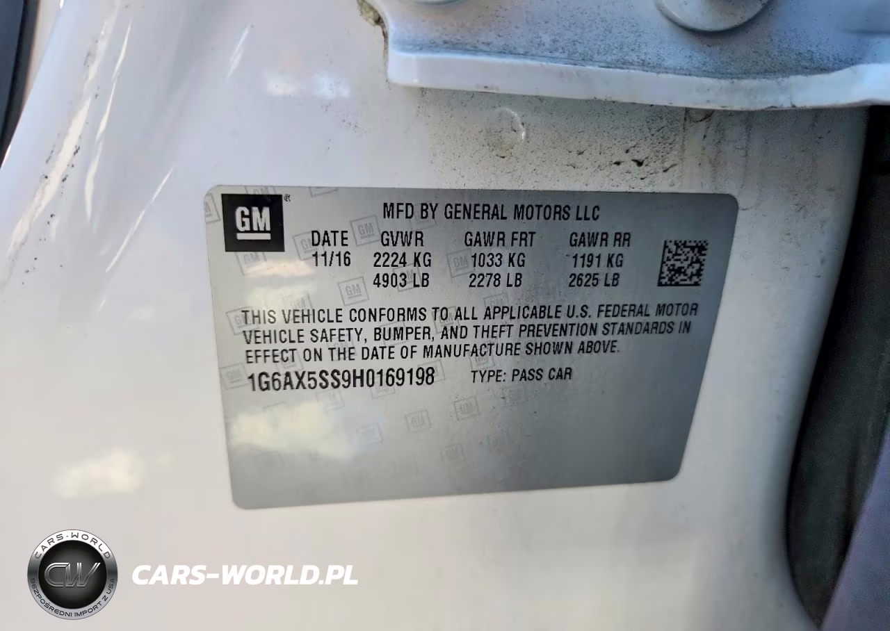 2017 Cadillac Cts Luxury VIN:1G6AX5SS9H0169198 - 12