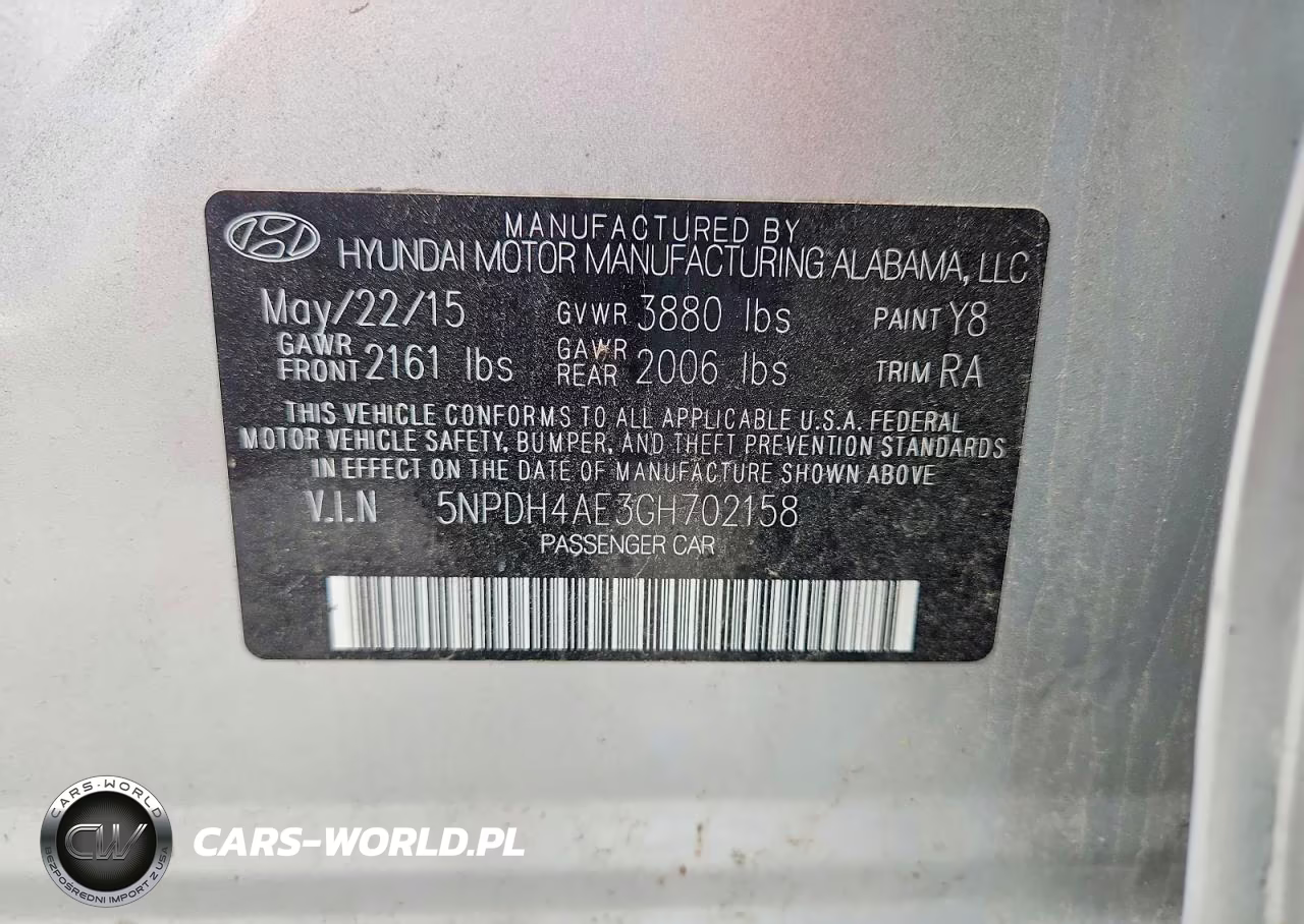 2016 Hyundai Elantra Se VIN:5NPDH4AE3GH702158 - 13