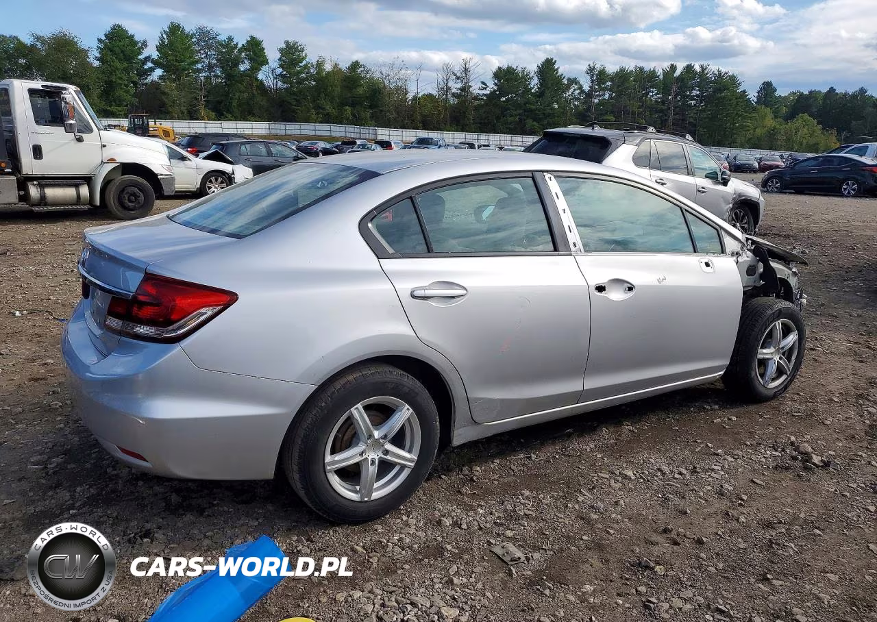 2015 Honda Civic Lx VIN:19XFB2F59FE043691 - 3