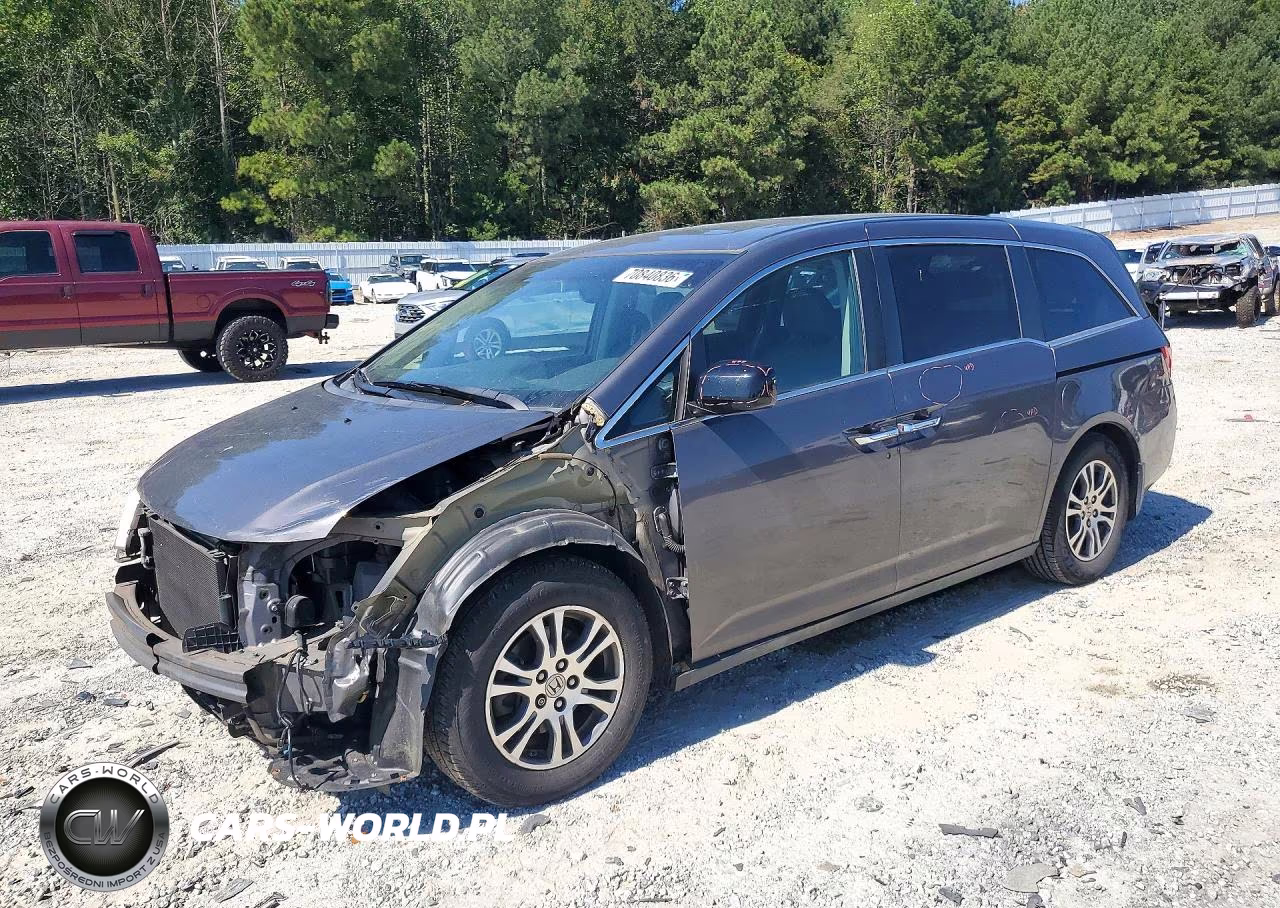 2013 Honda Odyssey Exl VIN:5FNRL5H69DB079230 - 1