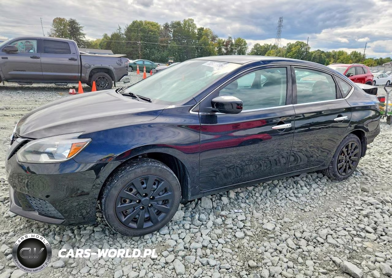 2017 Nissan Sentra Sv VIN:3N1AB7APXHY350680 - 1