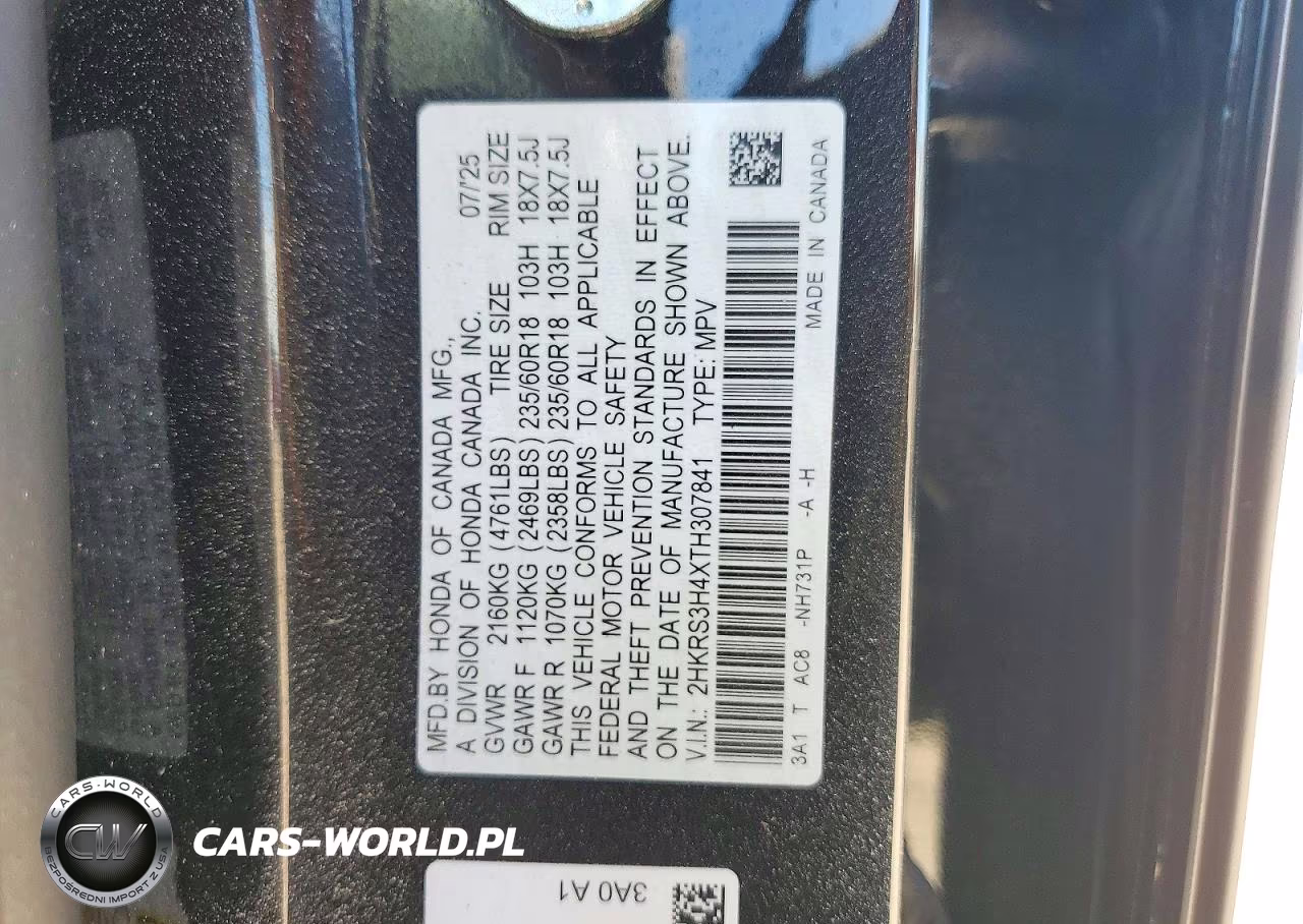 2026 Honda Cr-V Ex VIN:2HKRS3H4XTH307841 - 14
