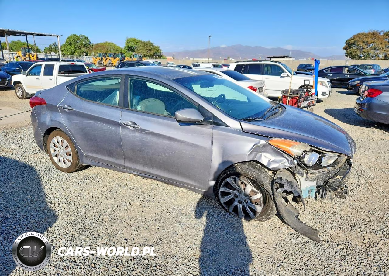 2012 Hyundai Elantra Gls VIN:KMHDH4AE5CU302940 - 4