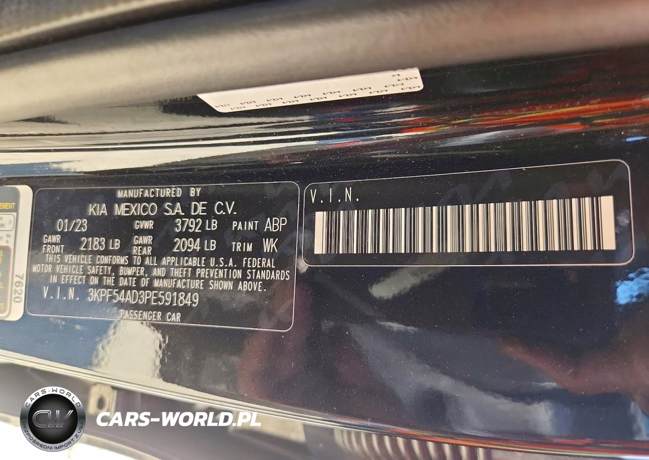 2023 Kia Forte Gt Line VIN:3KPF54AD3PE591849 - 12