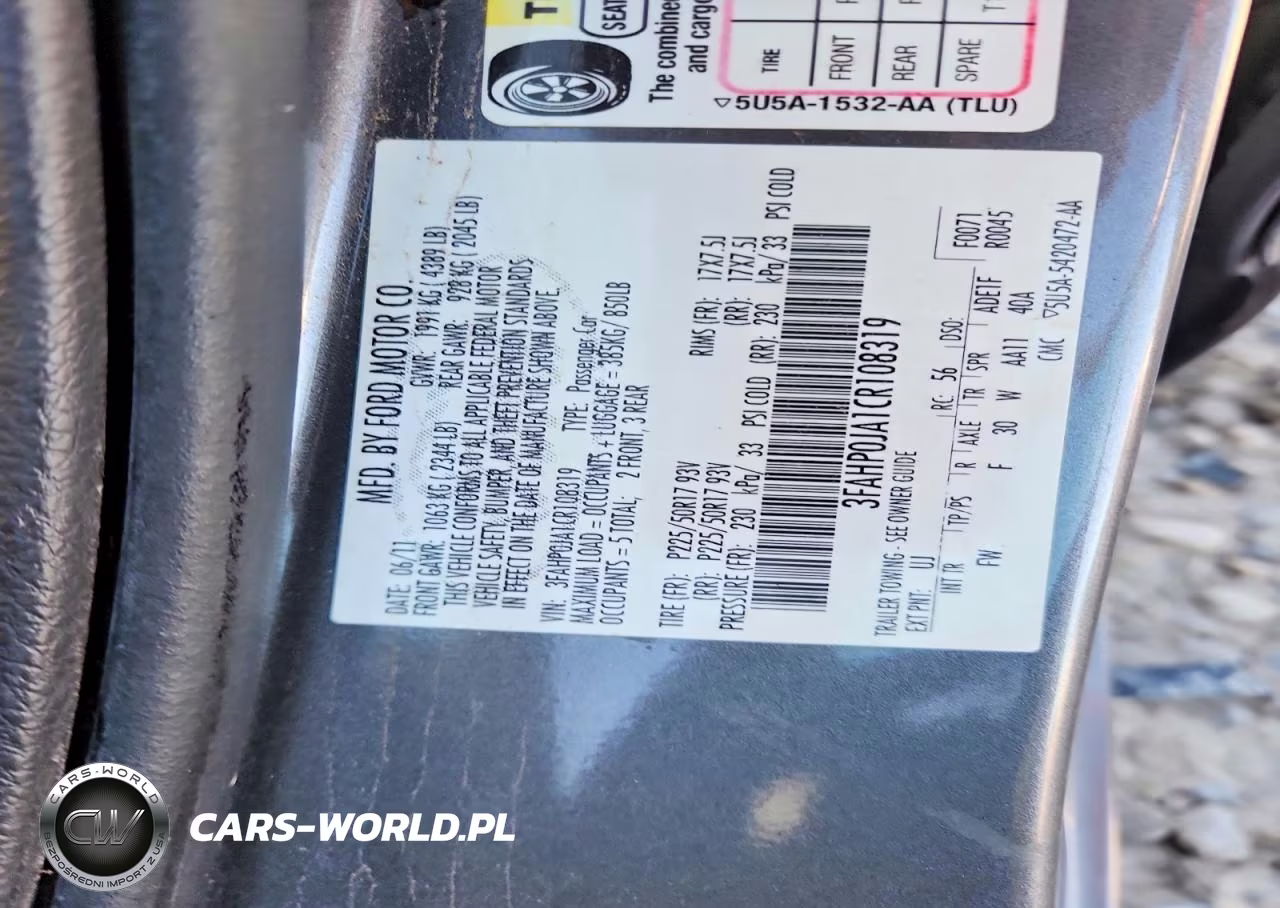 2012 Ford Fusion Sel VIN:3FAHP0JA1CR108319 - 12
