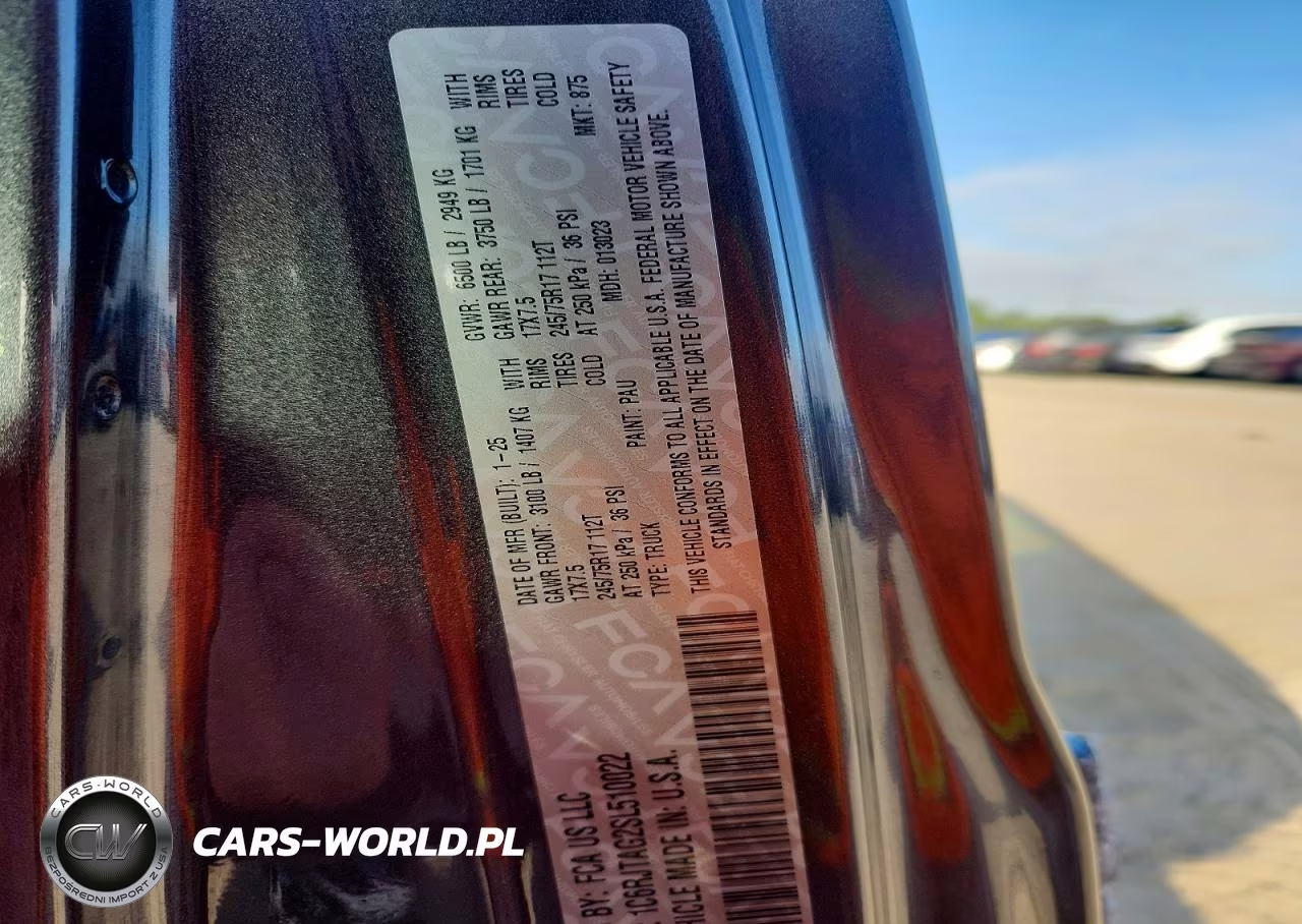 2025 Jeep Gladiator Sport VIN:1C6RJTAG2SL510022 - 12