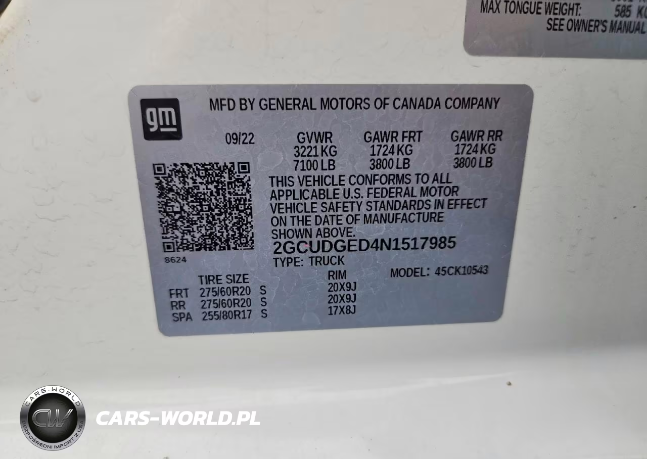 2022 Chevrolet Silverado K1500 Ltz VIN:2GCUDGED4N1517985 - 12