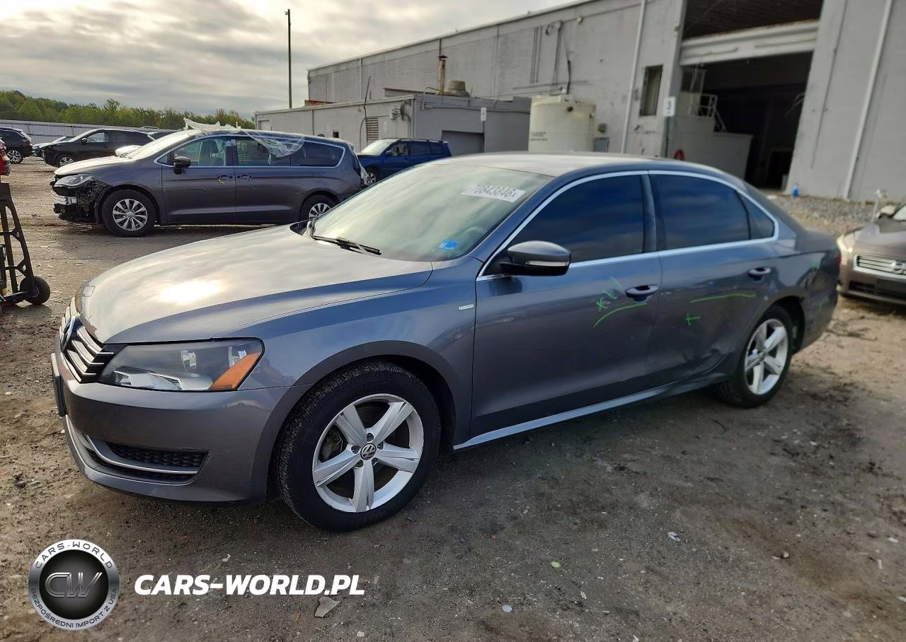 2014 Volkswagen Passat S VIN:1VWAT7A30EC043785 - 1