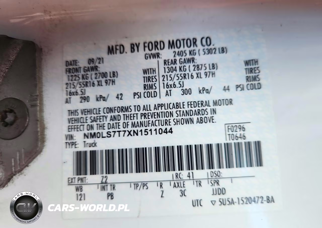 2022 Ford Transit Connect Xlt VIN:NM0LS7T7XN1511044 - 14