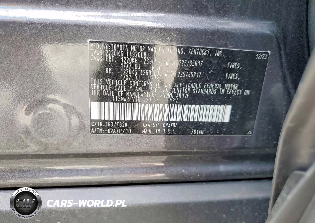 2024 Toyota Rav4 Le VIN:4T3MWRFV1RU120924 - 13