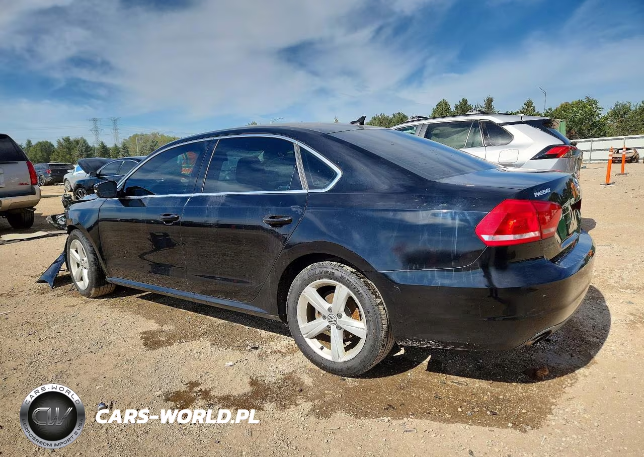 2013 Volkswagen Passat 2.5L Se VIN:1VWBH7A30DC081425 - 2