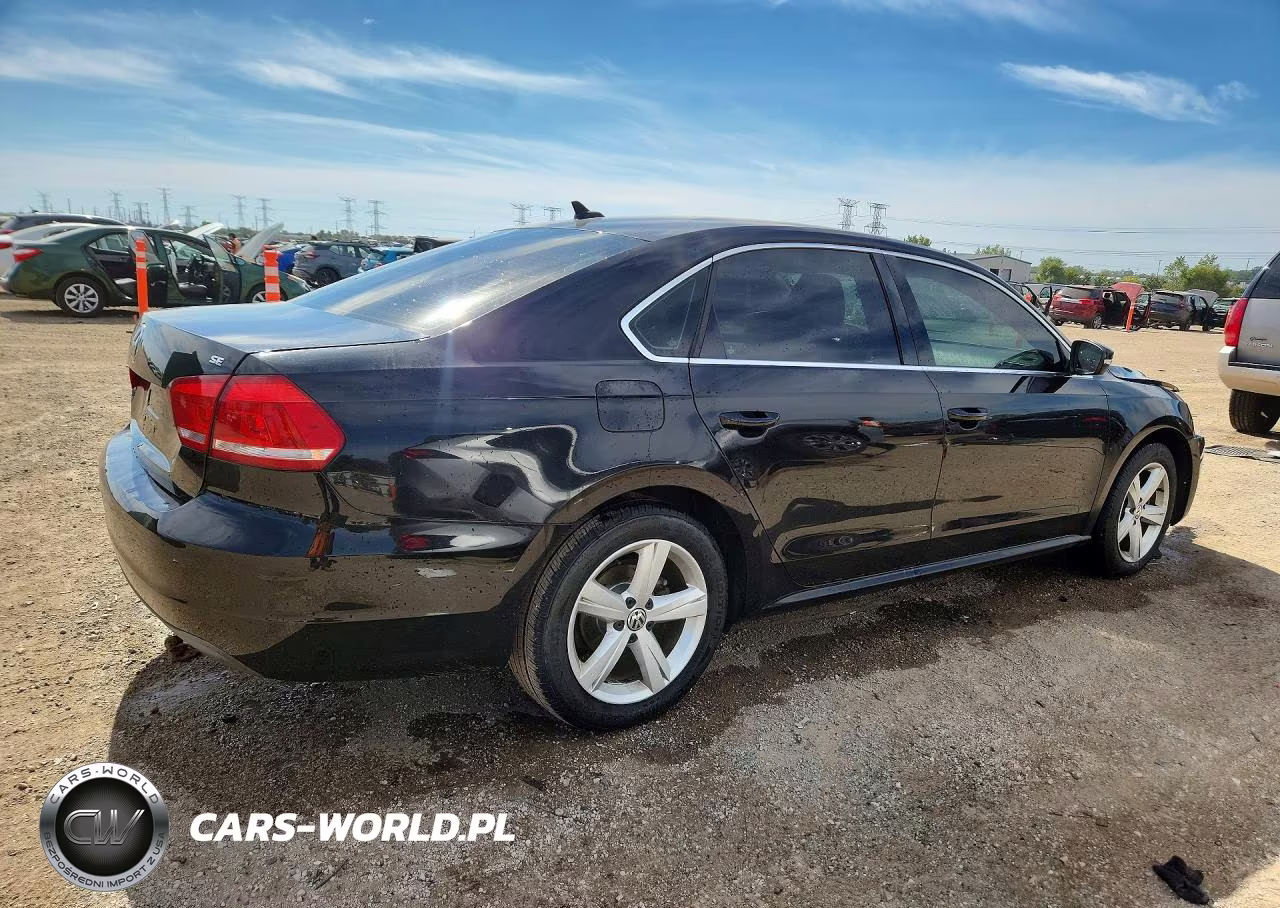 2013 Volkswagen Passat 2.5L Se VIN:1VWBH7A30DC081425 - 3