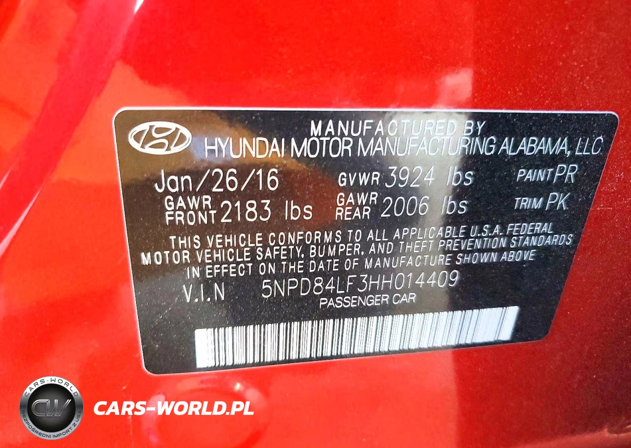 2017 Hyundai Elantra Se VIN:5NPD84LF3HH014409 - 12