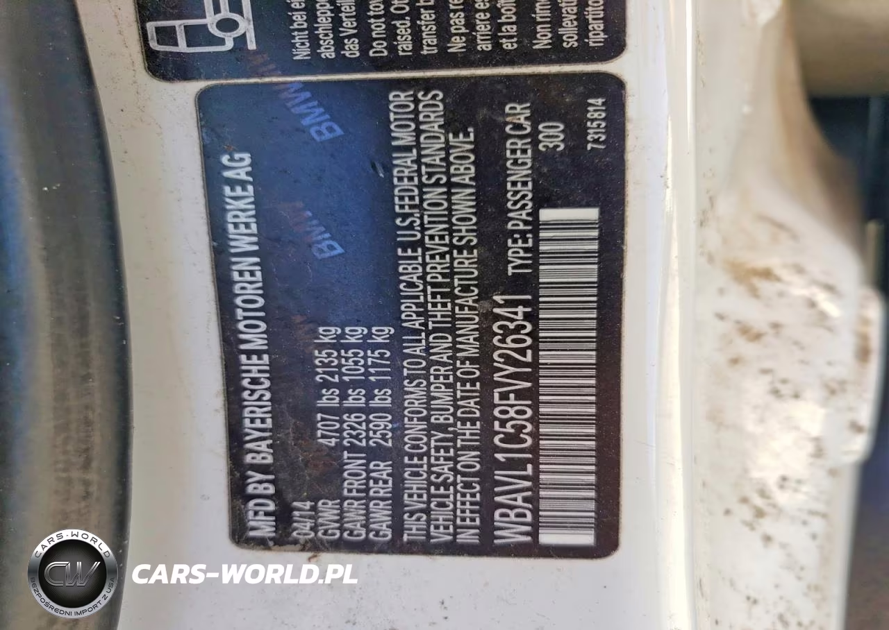 2015 BMW X1 xDrive28I VIN:WBAVL1C58FVY26341 - 13