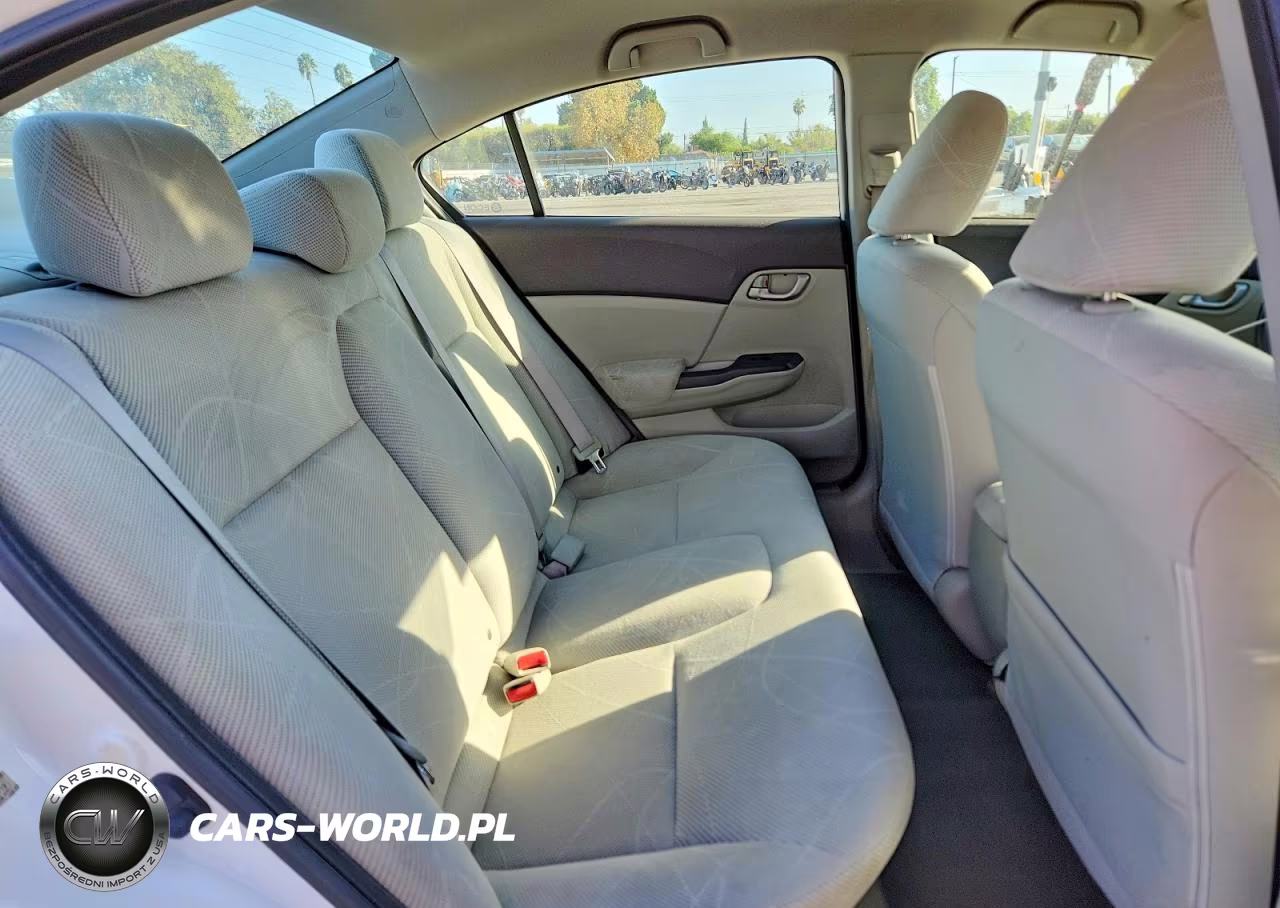 2012 Honda Civic Lx VIN:JHMFB2F51CS002219 - 10