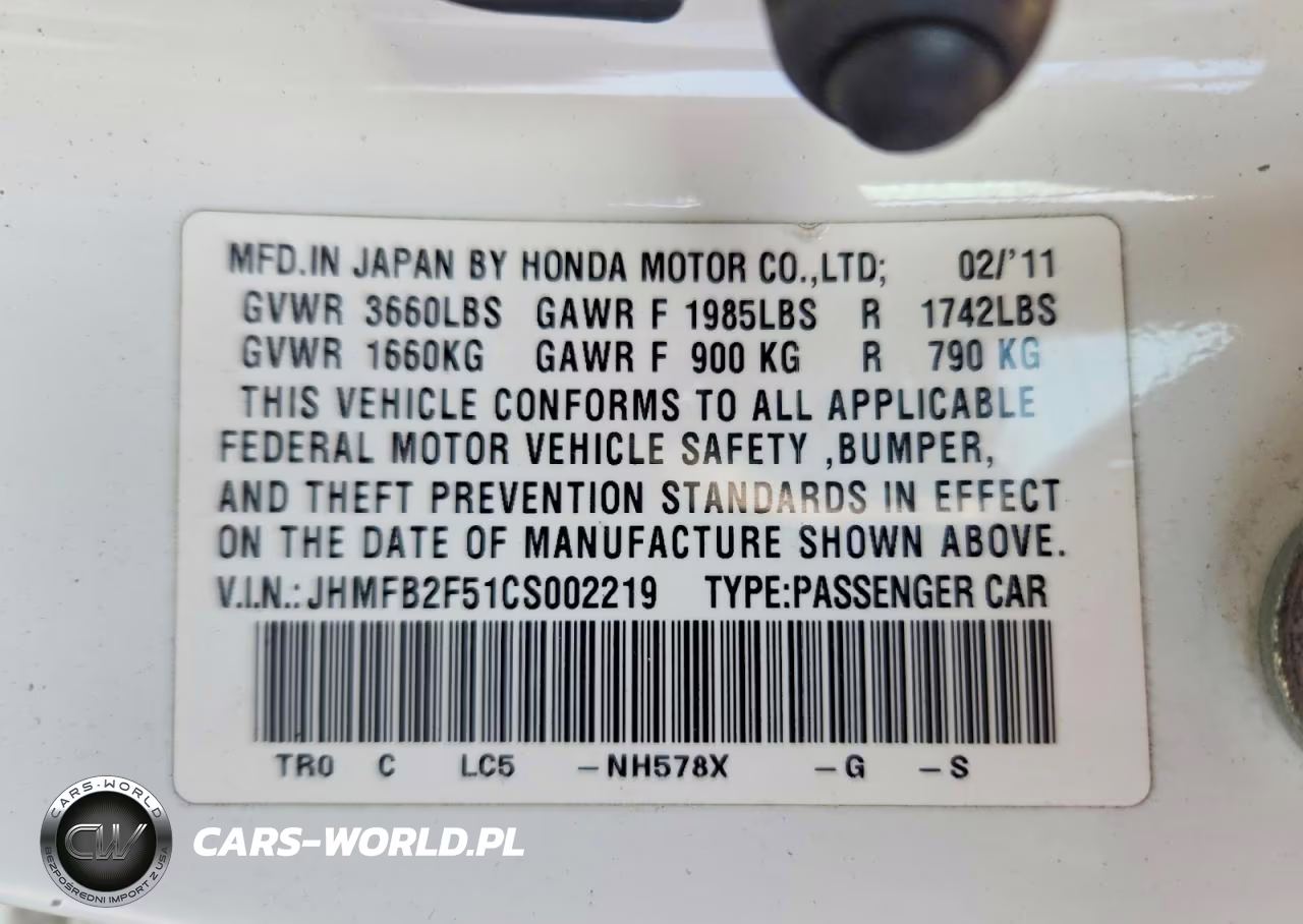 2012 Honda Civic Lx VIN:JHMFB2F51CS002219 - 13