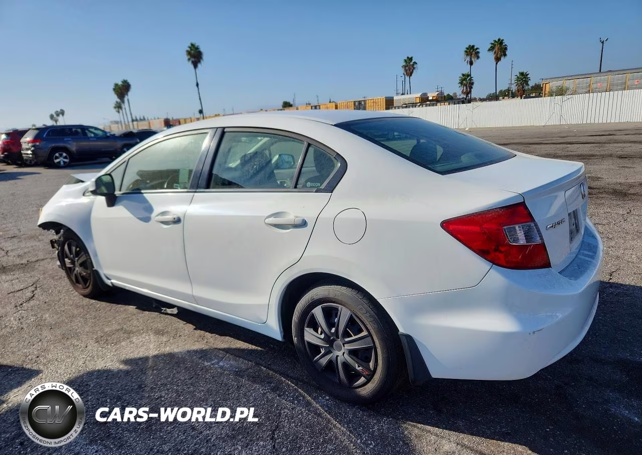 2012 Honda Civic Lx VIN:JHMFB2F51CS002219 - 2