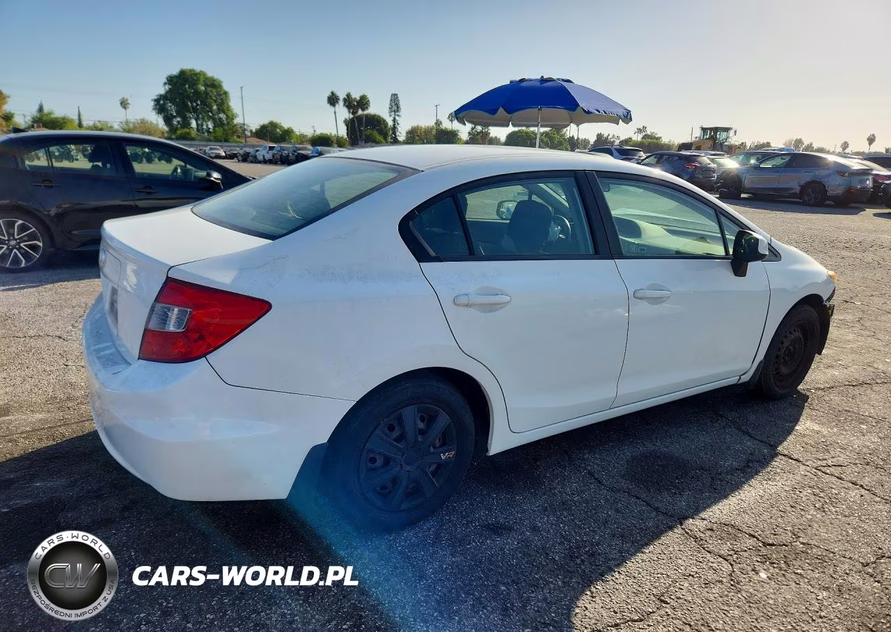 2012 Honda Civic Lx VIN:JHMFB2F51CS002219 - 3