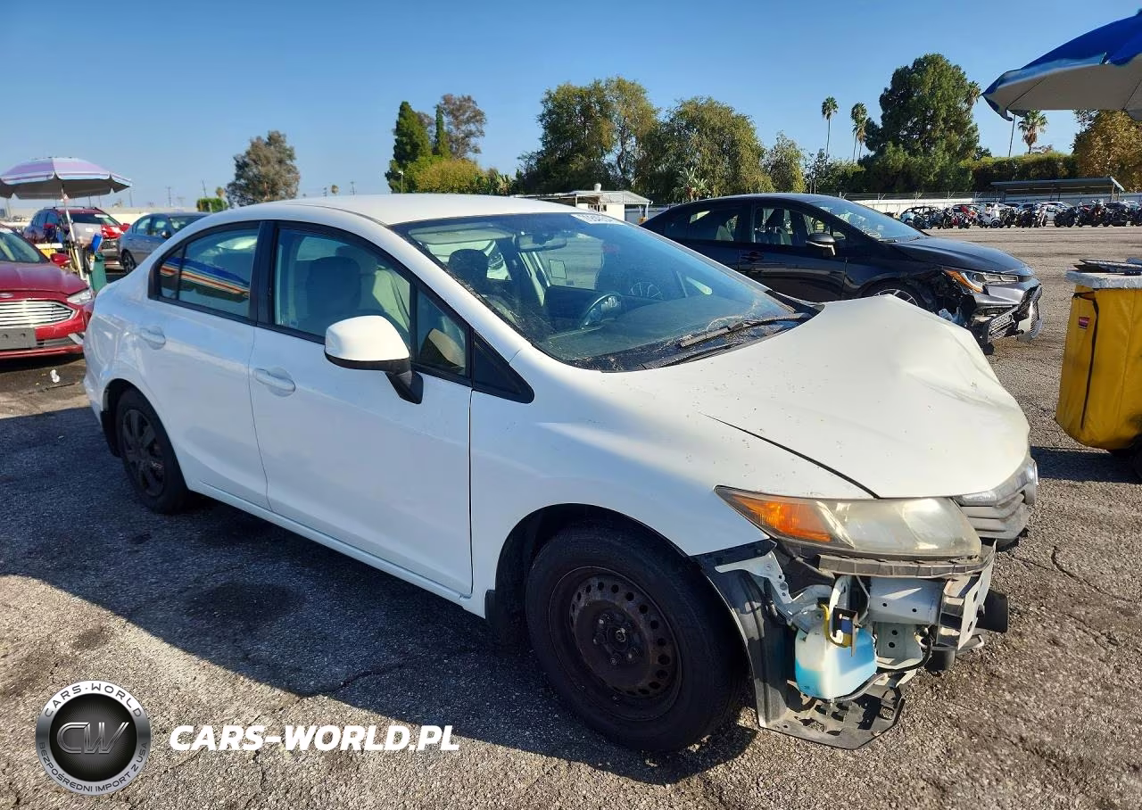 2012 Honda Civic Lx VIN:JHMFB2F51CS002219 - 4