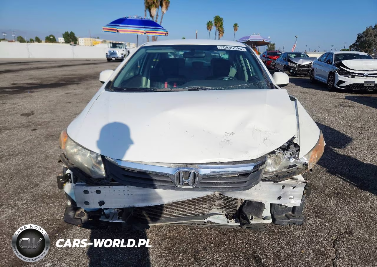 2012 Honda Civic Lx VIN:JHMFB2F51CS002219 - 5