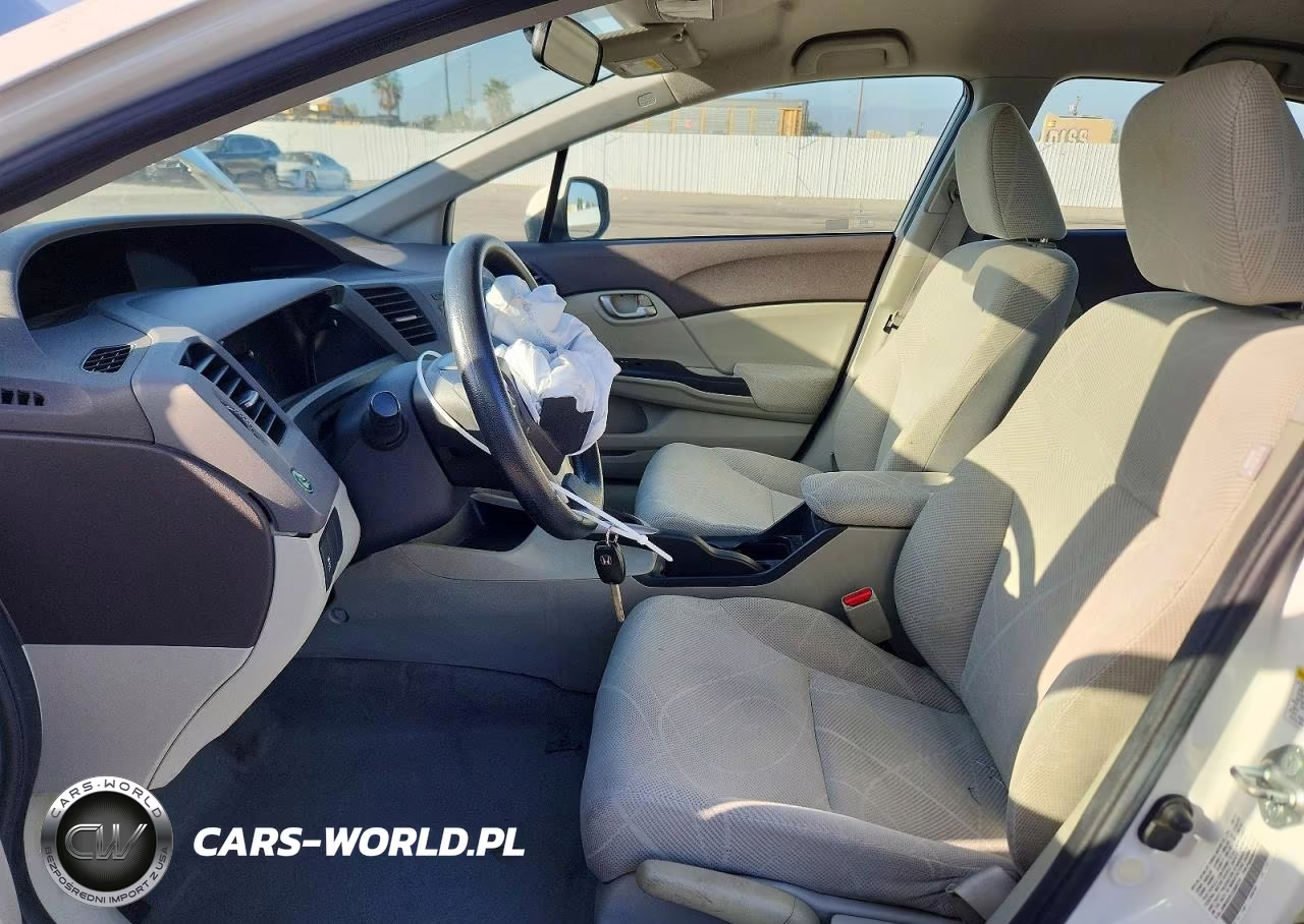 2012 Honda Civic Lx VIN:JHMFB2F51CS002219 - 7