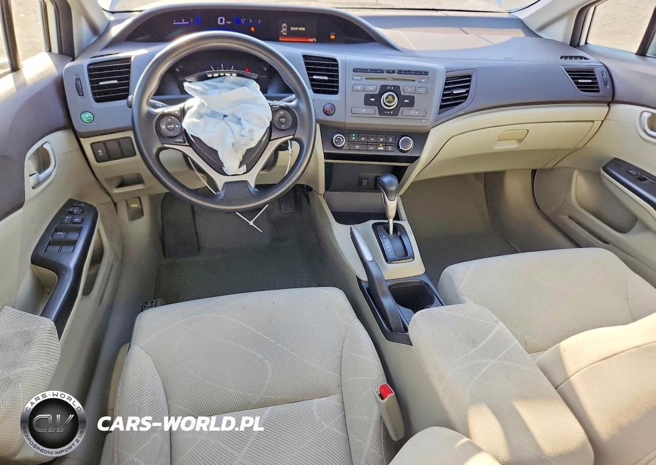 2012 Honda Civic Lx VIN:JHMFB2F51CS002219 - 8