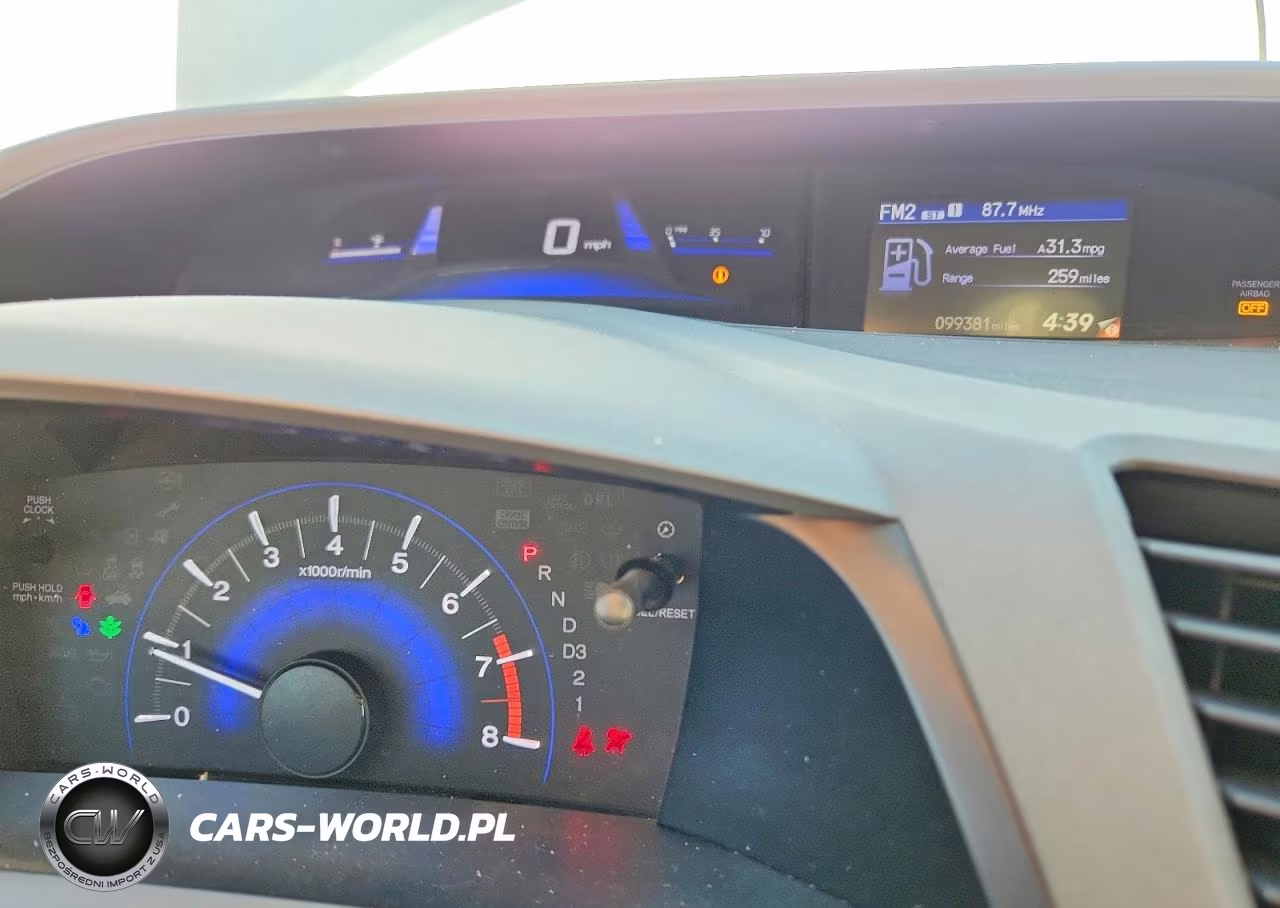 2012 Honda Civic Lx VIN:JHMFB2F51CS002219 - 9