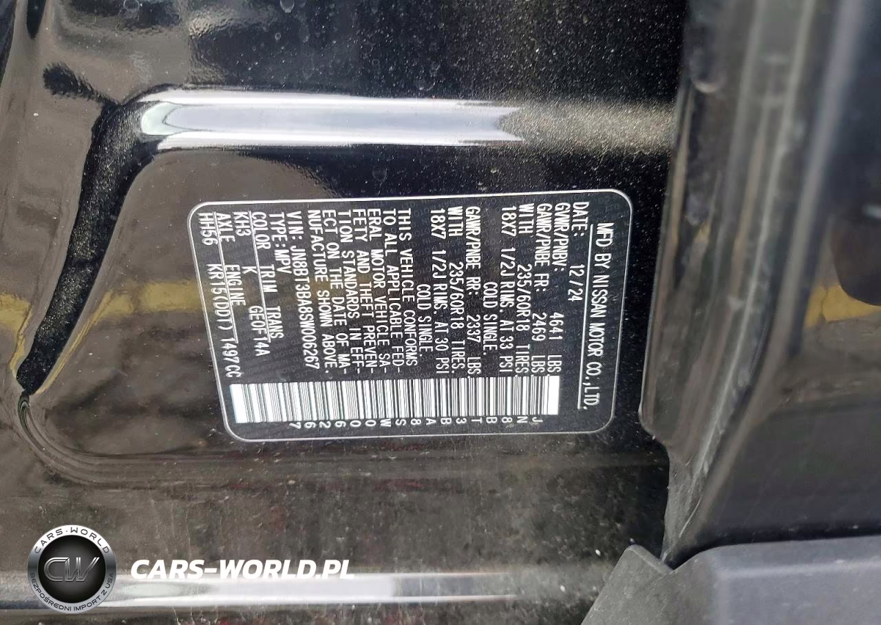 2025 Nissan Rogue Sv VIN:JN8BT3BA8SW006267 - 13
