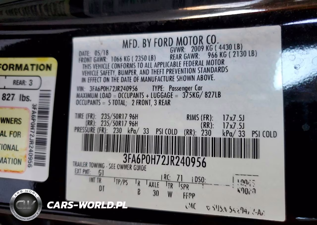 2018 Ford Fusion Se VIN:3FA6P0H72JR240956 - 12