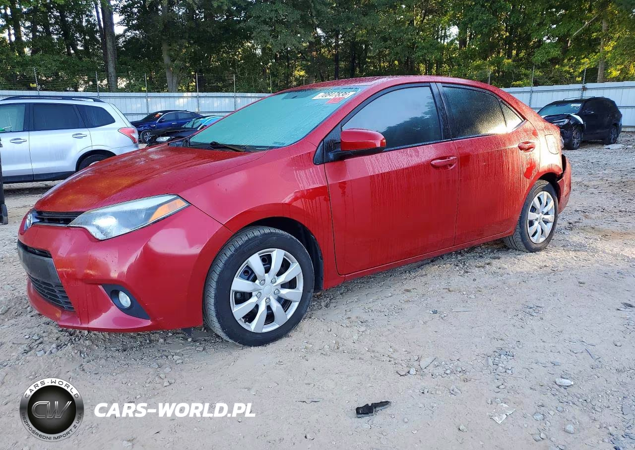 2015 Toyota Corolla Le VIN:2T1BURHE1FC322209 - 1