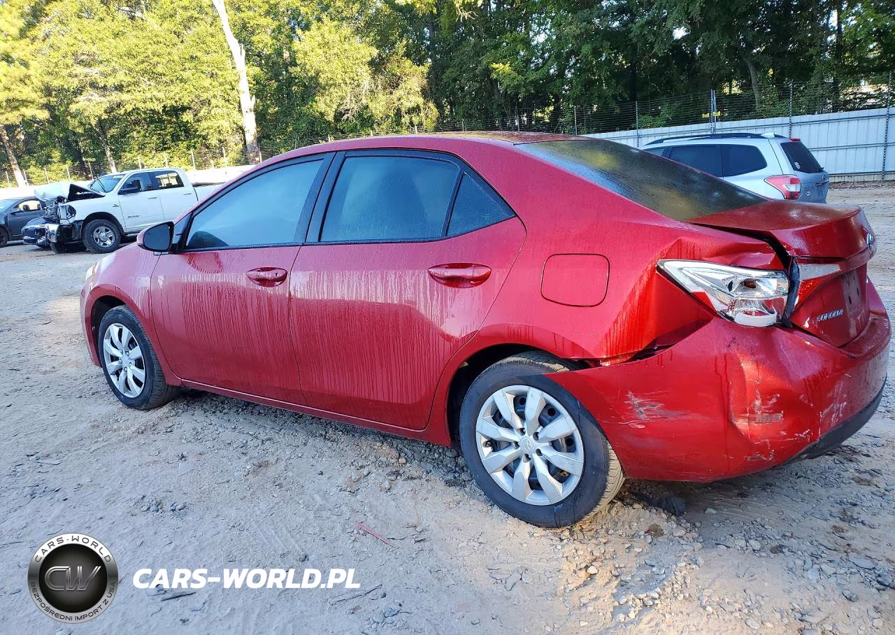 2015 Toyota Corolla Le VIN:2T1BURHE1FC322209 - 2