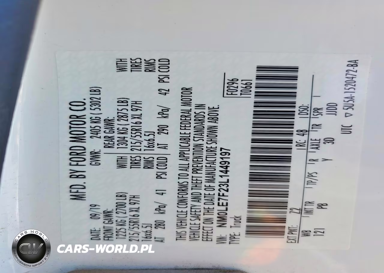 2020 Ford Transit Connect Xlt Delivery Van VIN:NM0LE7F23L1449197 - 14