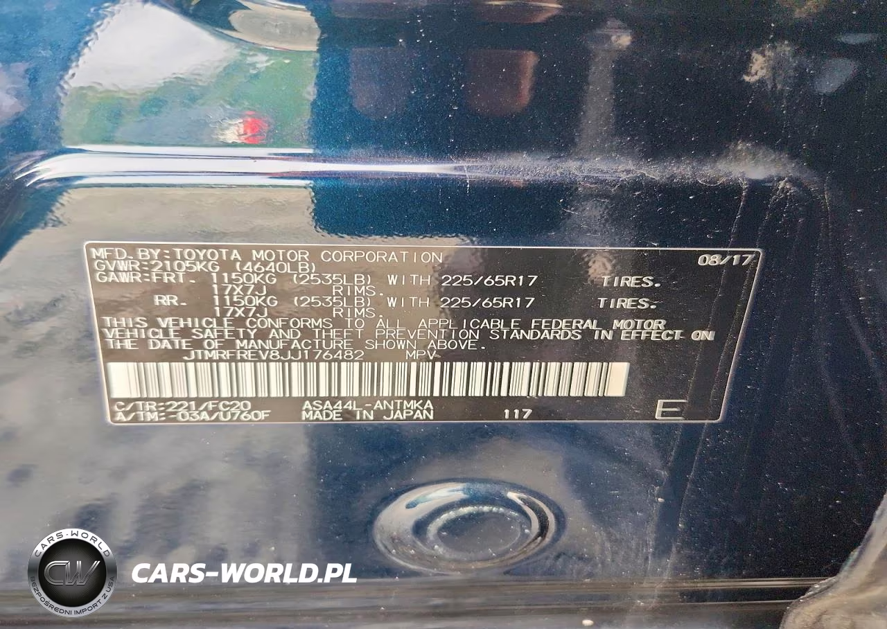 2018 Toyota Rav4 Xle VIN:JTMRFREV8JJ176482 - 14